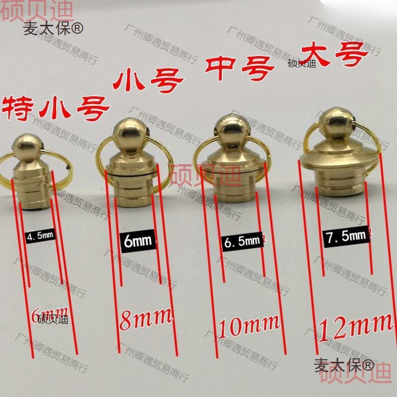 太保铜盖葫芦 配件小铜口葫芦盖铜口铜件文玩镶口鼻烟壶木质见无