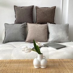 Amazon's best-selling pillow cases, pillow cases, light luxury Nordic home sofa plush cushions, wholesale 16-color pillow cases