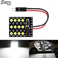 Автомобильные светодиодные потолочные светильники 3030 12SMD 12-24V Универсальные светильники для чтения светильников