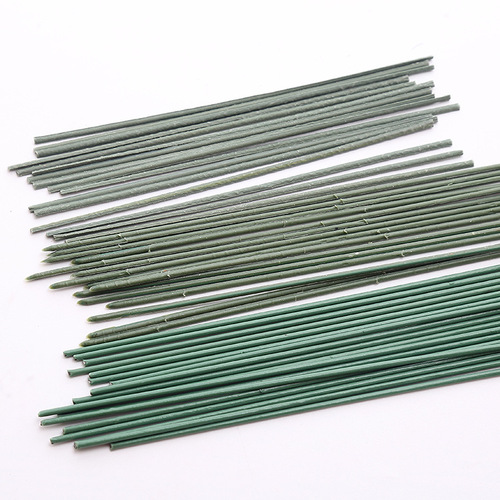No. 2 flower pole simulated flower wall road guide flower arrangement pole handmade DIY silk flower material plastic package green wire fake flower branches