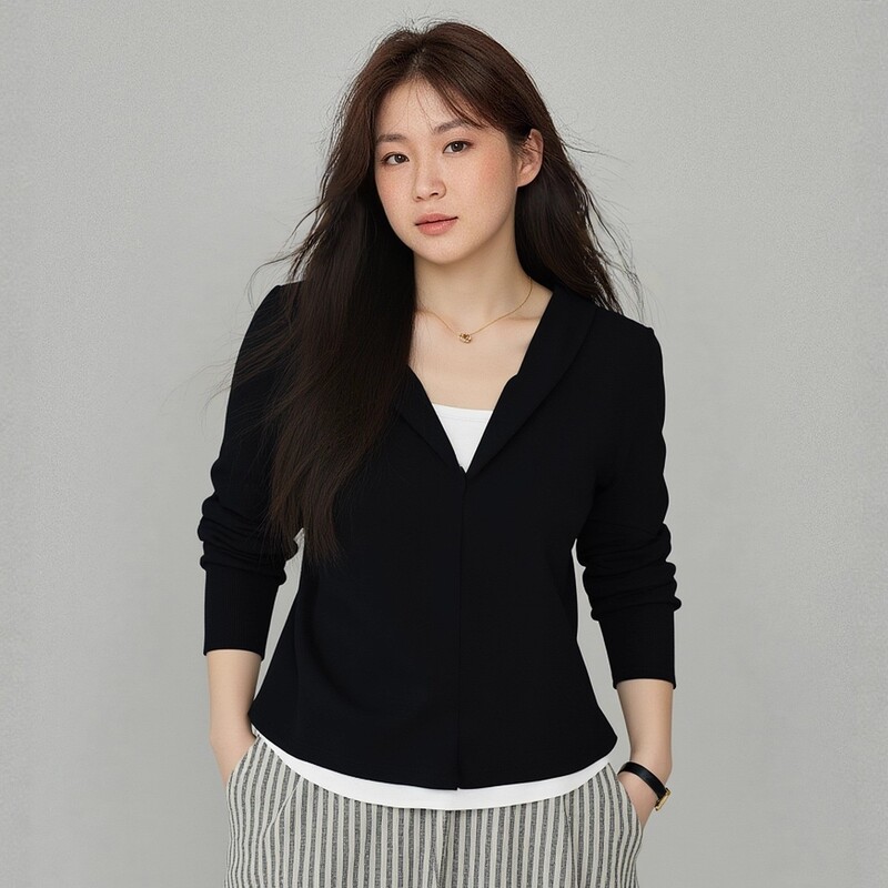 120kg Plus Size Stylish Top Autumn New Unique Beautiful Fake Two-Piece Black and White Color-Block Stunning T-Shirt 3569 120kg Plus Size Stylish Top Autumn New Unique Beautiful Fake Two-Piece Black and White Color-Block Stunning T-Shirt 3569