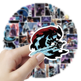 50 anime I upgraded personalized graffiti stickers for mobile phone luggage laptop stickers wholesale