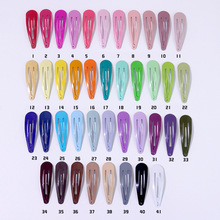 儿童多色发夹韩国少女刘海夹 5cm水滴BB夹童装配件亚马逊跨境批发