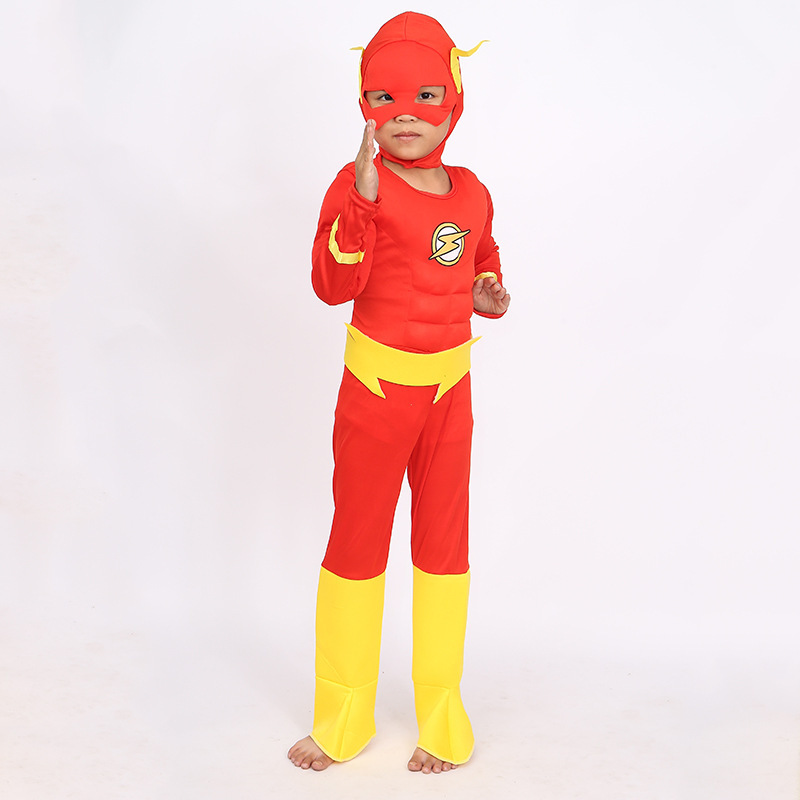 フラッシュマン子供服ハロウィンコスプレ男の子アニメ映画キャラクター衣装フラッシュマン服|undefined