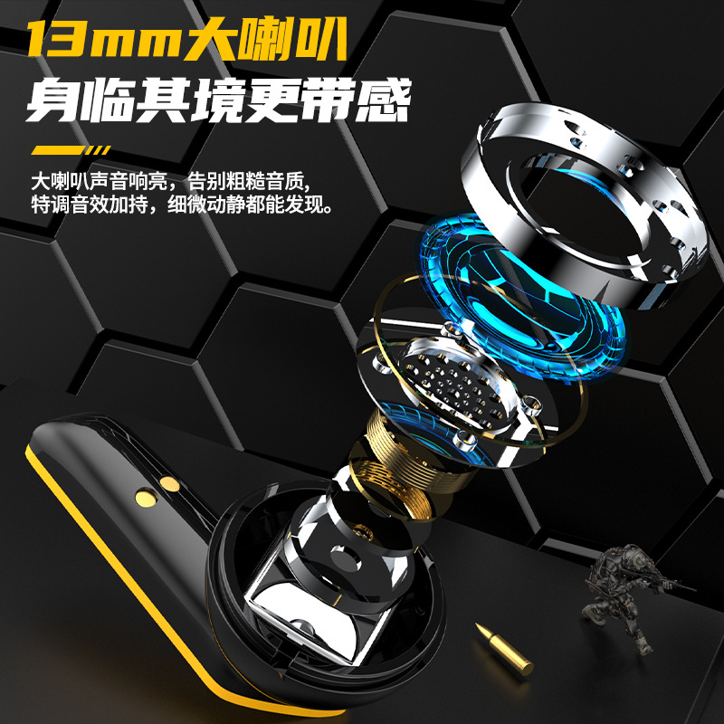 Nuevos auriculares Bluetooth R25 para juegos de deportes de alta calidad de sonido de baja latencia