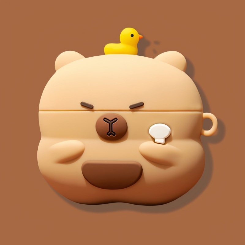 Apple Airpods4 Bluetooth ヘッドセット保護カバー Pro2/3 世代漫画シリコンソフトシェルかわいいパーソナライズされた倉庫に適しています|undefined