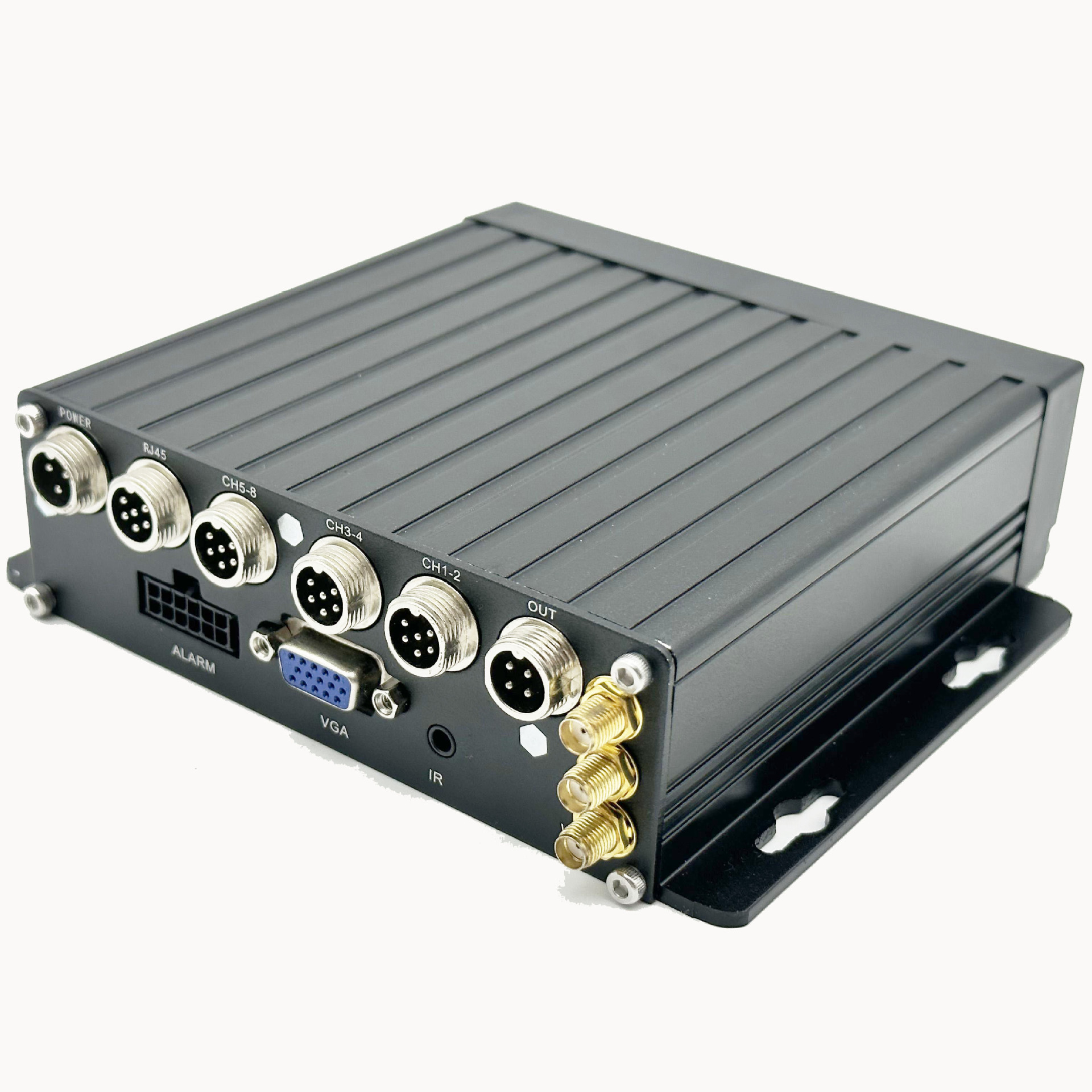 锋莱厂家直供双SD卡1080P车载监控录像机远程监控视频监控主机