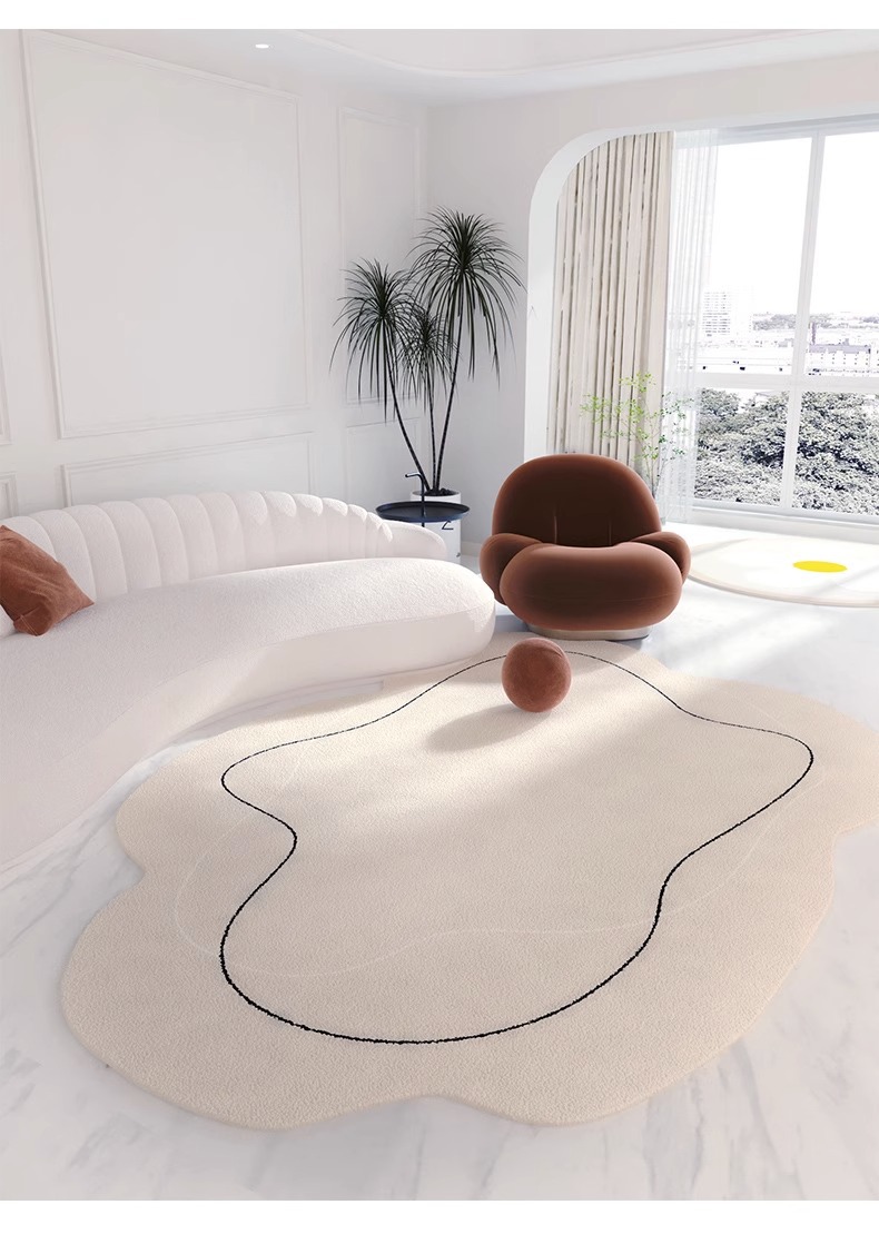 Soft cream carpet detail