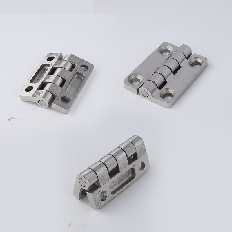Acero inoxidable espeso hardware bisagra desmontable puerta del gabinete de madera bisagra abierta hardware de hoja de loto personalizado