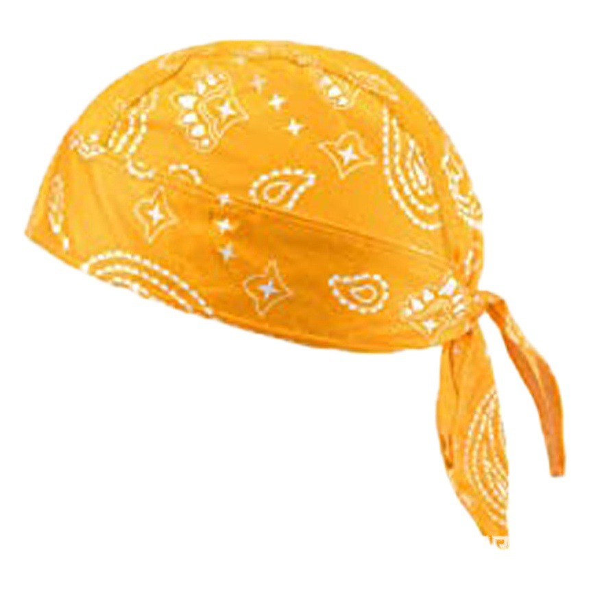 Outdoor riding headscarf running hat toe cap casual pirate hat men's and women's summer sports breathable pullover hat lining