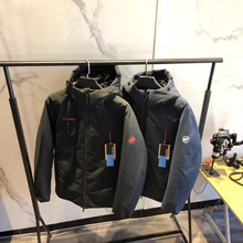 猛犸象运动户外外套防水保暖防风男羽绒服MAMlionMUTC连帽红白标