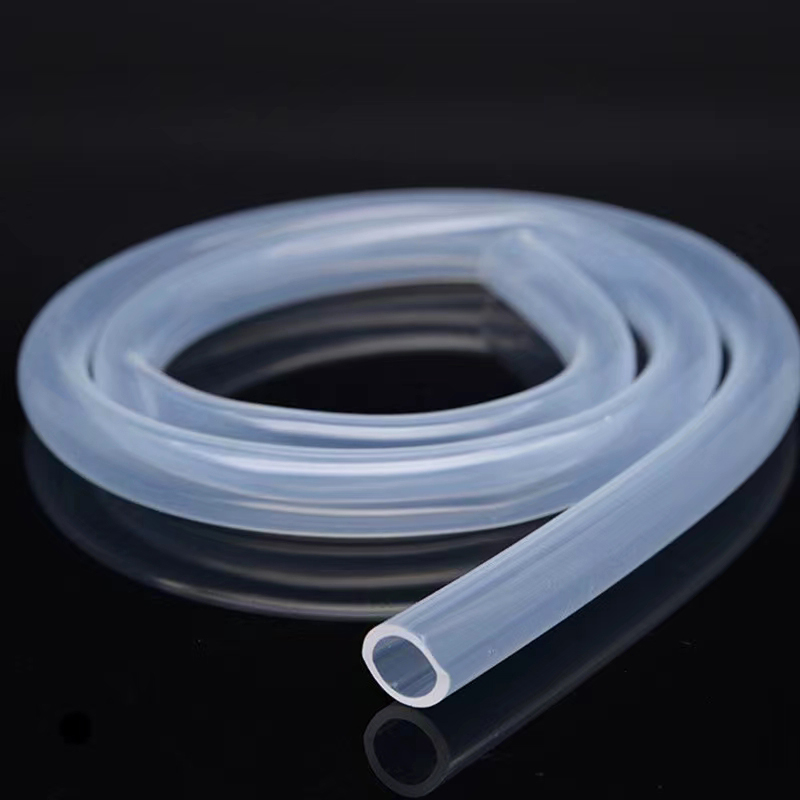 manguera de tubo de silicona manguera de tubo de goma resistente a altas temperaturas manguera de tubo de agua elástica de alta presión gruesa transparente de grado alimenticio 2mm / 10mm