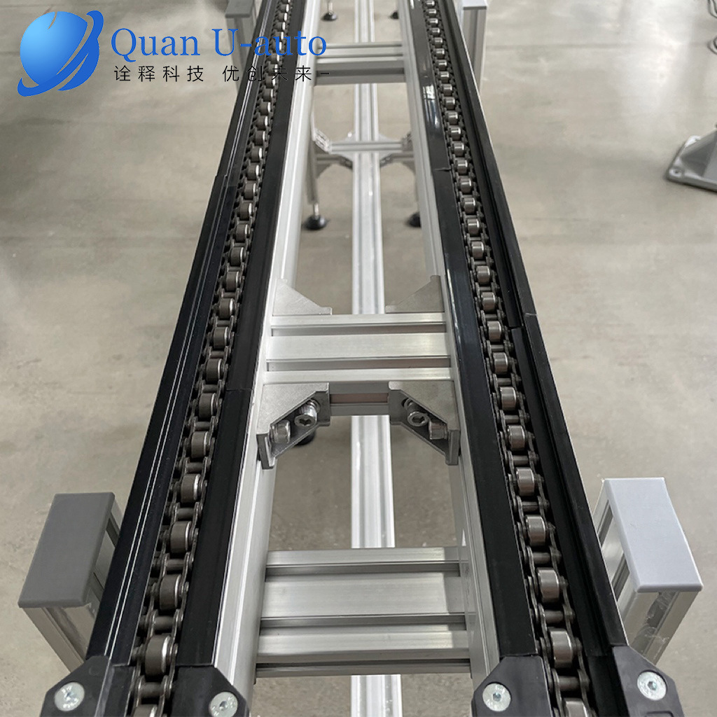 流水线滚子链输送机物流快递分拣食品装卸托盘输送带
