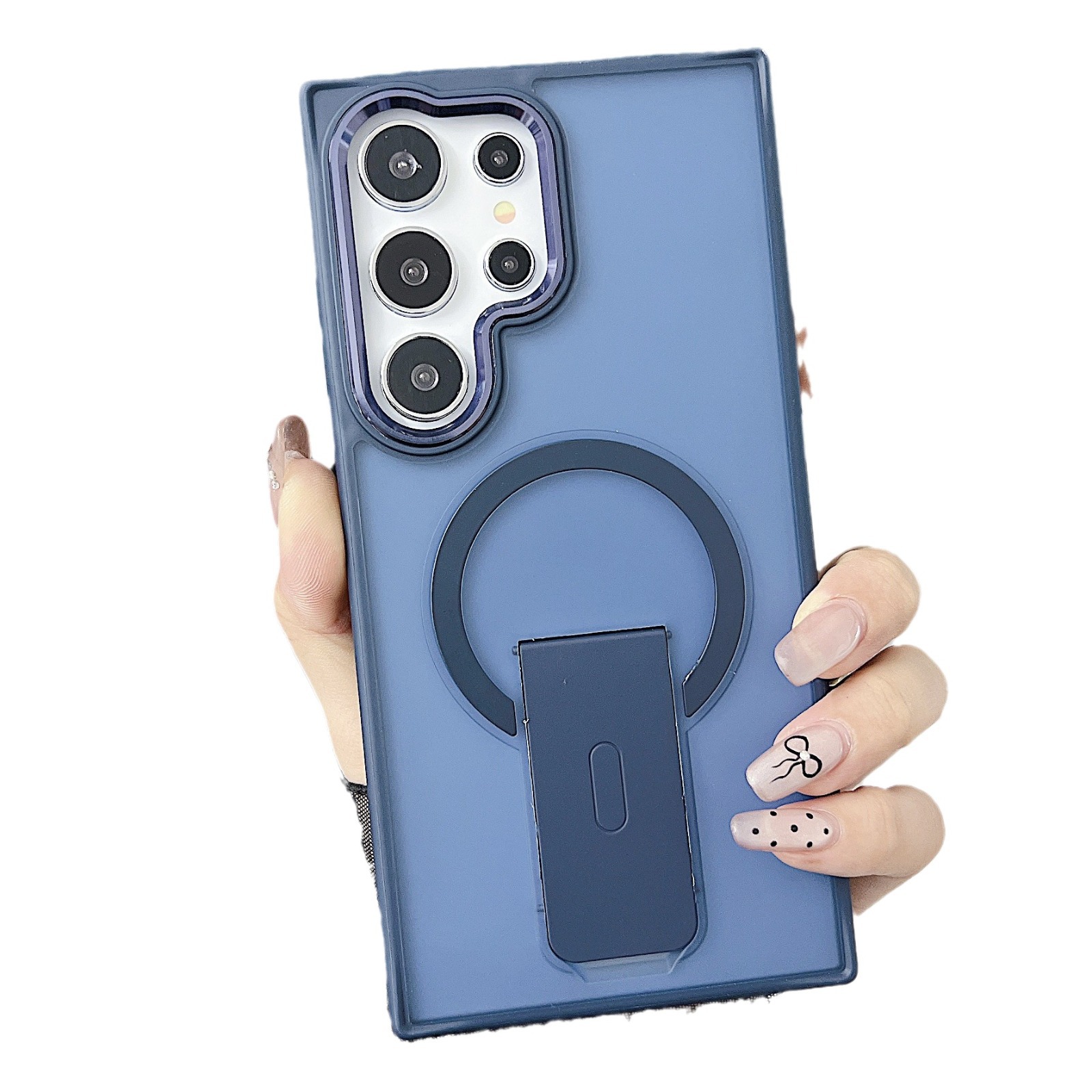 Samsung S26ULTRA estando de piel esmerilado S25 inalámbrico carga magnética succión soporte comercio exterior transfronterizo a56 cubierta