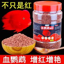 血鹦鹉鱼饲料红鹦鹉鱼鱼食虾红素增红增色发财鱼热带鱼小颗粒鱼粮