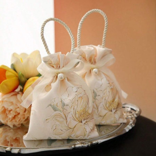 S 37845 Wedding hand held flower candy bag ��Y���Ứ��ϲ��