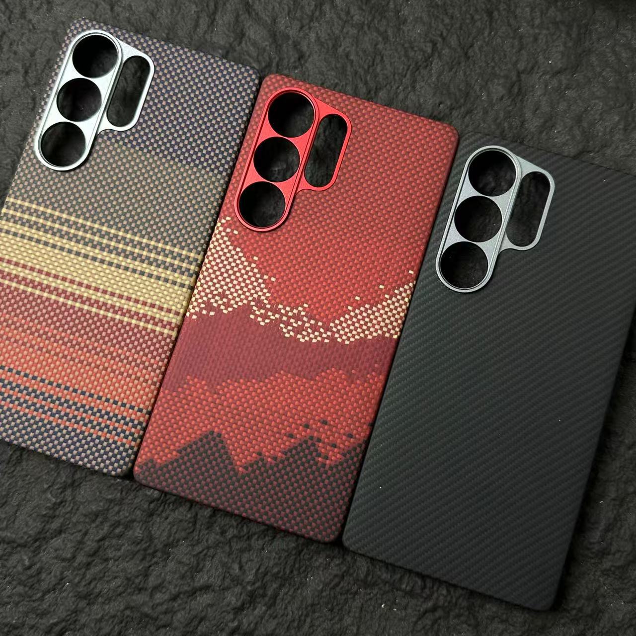 适用三星s25u凯夫拉手机壳轻薄商务S25Ultra保护套全包磁吸