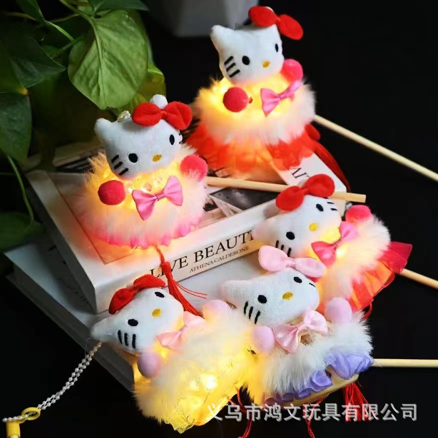 발광 레이스 랜턴 - 고양이