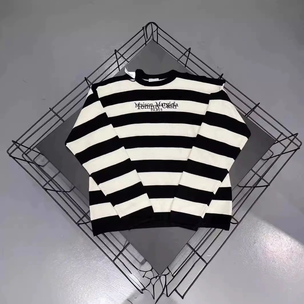 Унисекс свитер в полоску Maison Margiela MM6 повседневный свитер