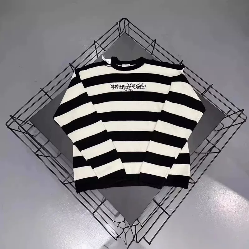 Унисекс свитер в полоску Maison Margiela MM6 повседневный свитер