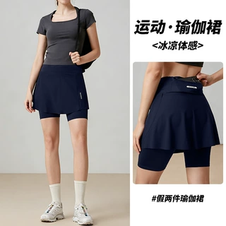 大码五分运动裤裙羽毛球服网球防走光短裙瑜伽健身跑步短裤半身裙