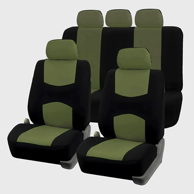 covers and cushions for all seasons, Seat cushion, seat cover - army-green-2-piece-set-single-seat