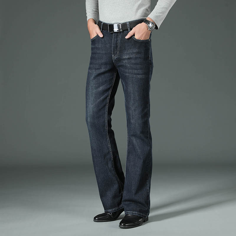 Aliexpress Amazon Temu Tiktok New Men's Flared Jeans Stretch Loose Men's Jeans