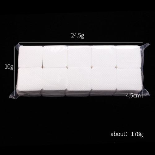 Eyelash glue bottle mouth wiping cloth, magic cotton wiping pads, nail polish remover pads, glue bottle cleaning wipes 1000 pieces