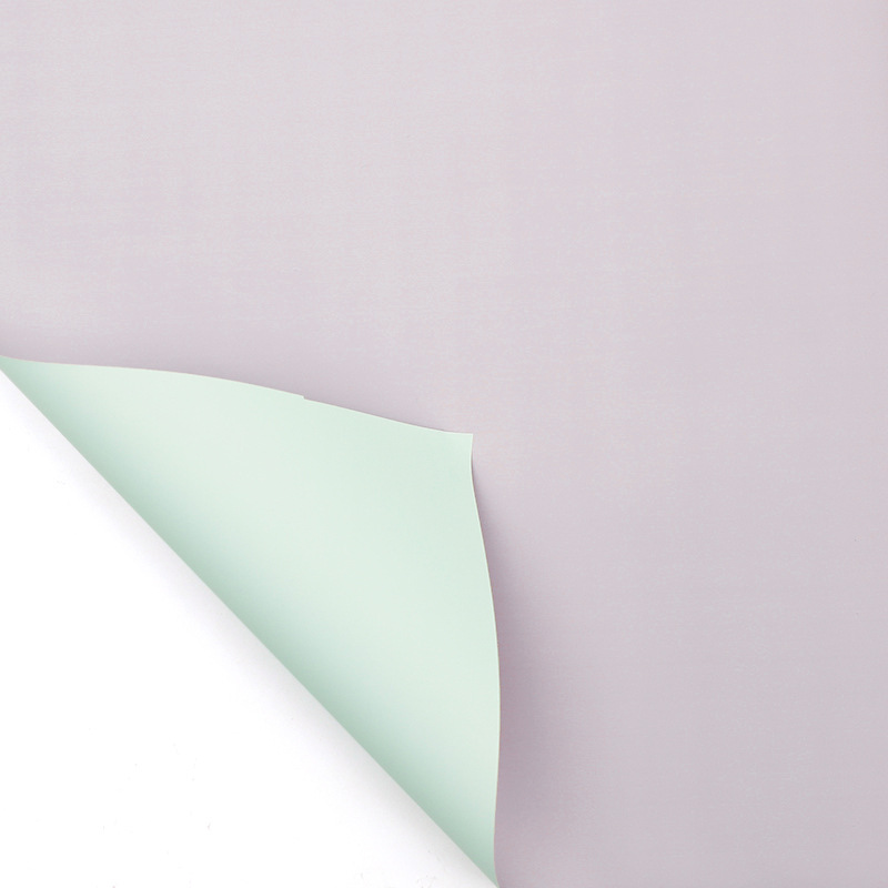 Tangde fábrica directa de doble cara de dos colores papel Ouya engrosada impermeable regalo flor papel de embalaje al por mayor