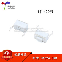 ���� 3*6*4.3MM ΢������/�ᴥ���� ��20ֻ��
