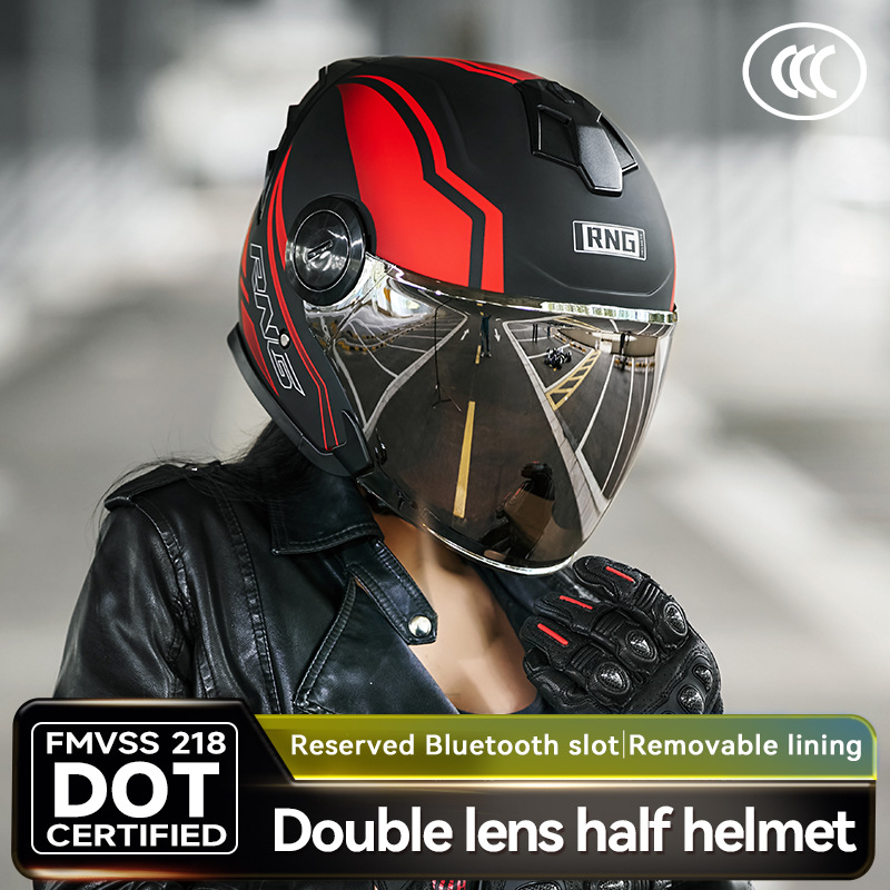 Cascos de motocicleta certificados 3C / DOT 3 / 4 Cascos de motocicleta eléctricos Cascos de motocicleta / casco