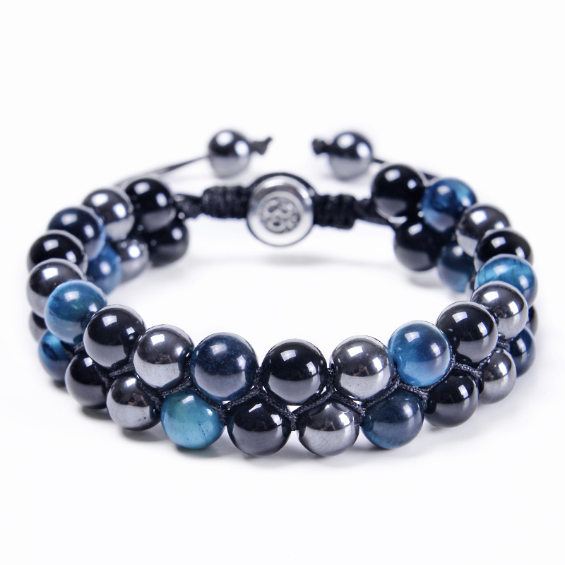 38g Weight Bracelets Classification 1 Piece Quantity Daily Occasion Agate Material Gradient Color Pattern Women'S Gender Beaded Design Retro Style Retro Gradient Color Agate Beaded Bracelets 1 Piece 8