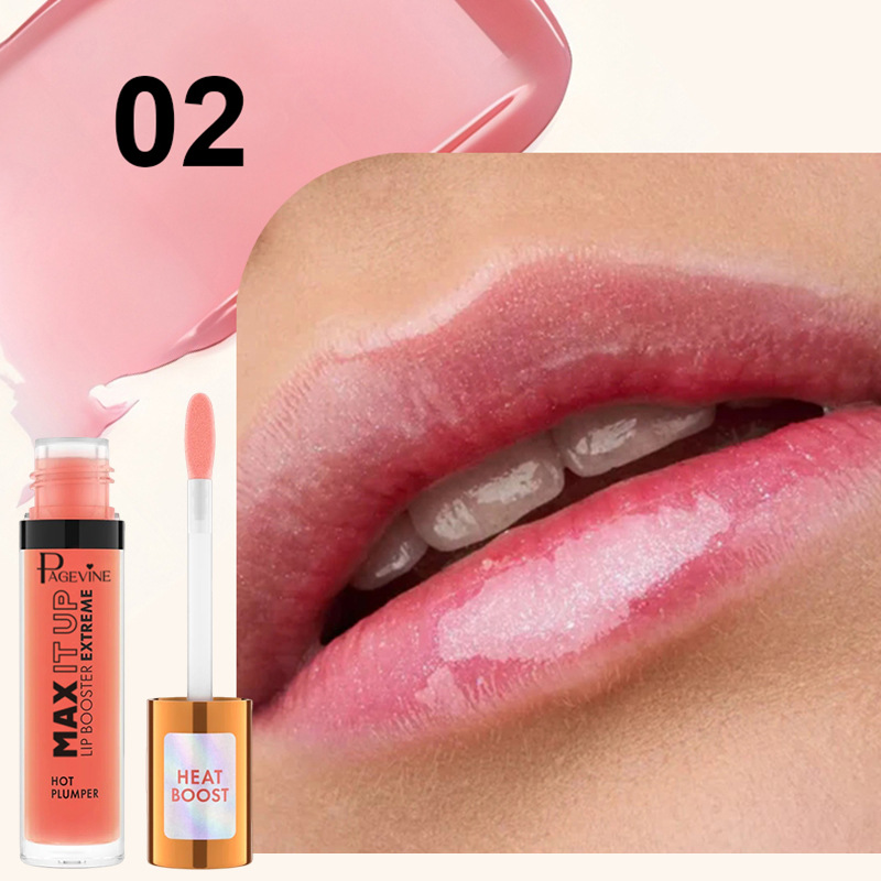 PÁGINA transfronteriza Aceite para rellenos de labios con pimienta, mentol, decoloración tibia, hidratante, hidratante, reparador, esmalte de labios de larga duración, comercio exterior