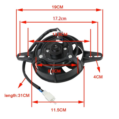 Atv Motorcycle Cooling Fan