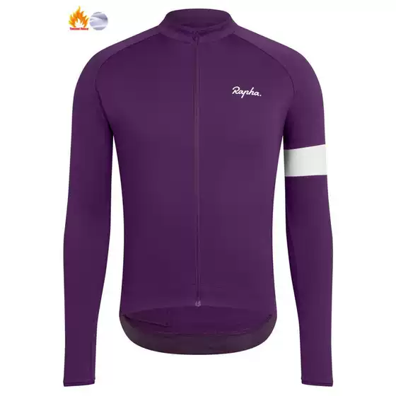 Rapha cycling clothes men's and women's long-sleeved fleece warm cycling clothes top road bicycle mountain bike clothes