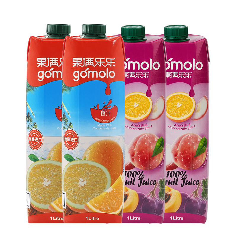 클래식 오렌지 주스*2병 + 5가지 믹스*2병