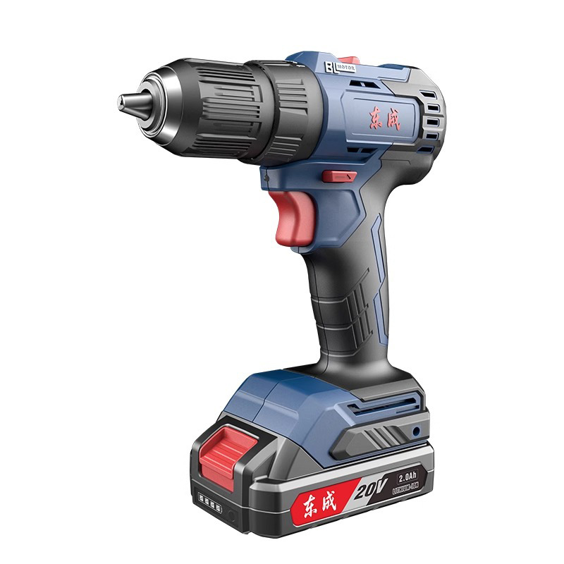 Dongcheng taladro eléctrico sin escobillas 20V DCJZ2050 destornillador eléctrico de litio doméstico taladro eléctrico de mano
