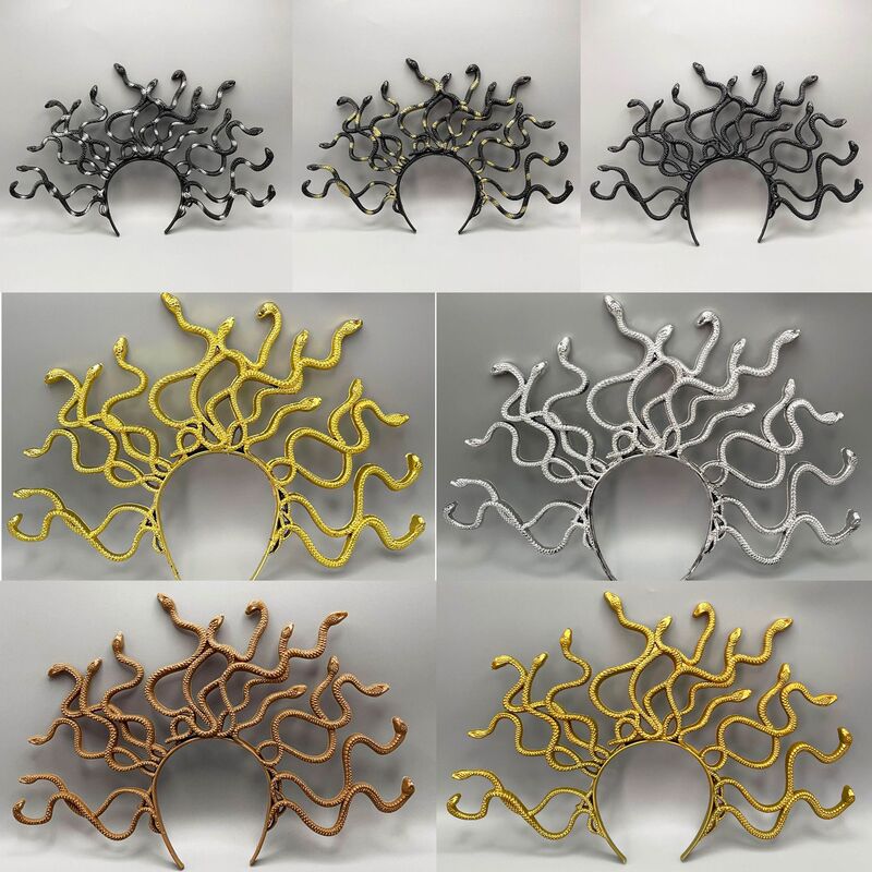 Halloween Medusa headband Horror Horror Halloween dress up props snake headband Wansheng cosplay props