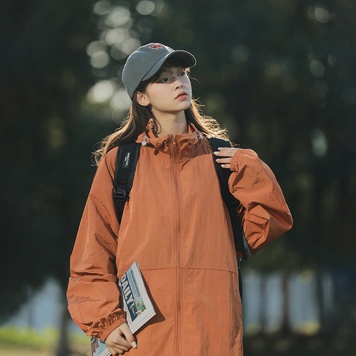 UPF50+机能户外防晒衣男秋季透气防紫外线防晒服皮肤衣女外套轻薄