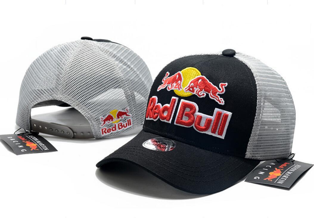 Gorra de visera cruzada Red Bull Red Bull de carreras de alta calidad Rally F1 Team Bordado Gorra de béisbol