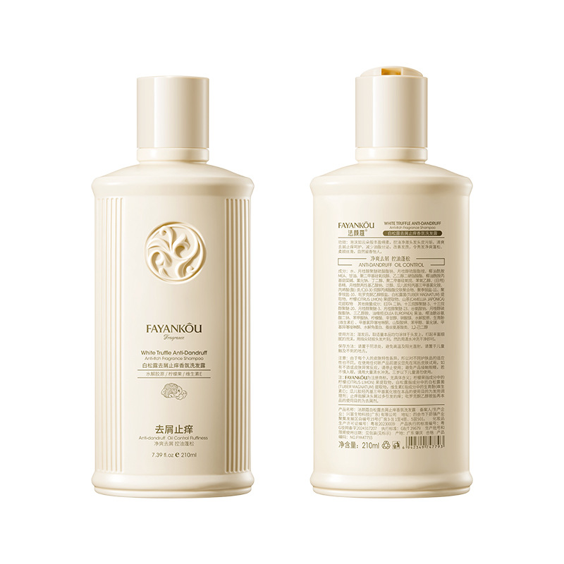 Champú Perfumado Anticaspa de Trufa Blanca Control de Grasa, Limpieza Profunda para Cabello