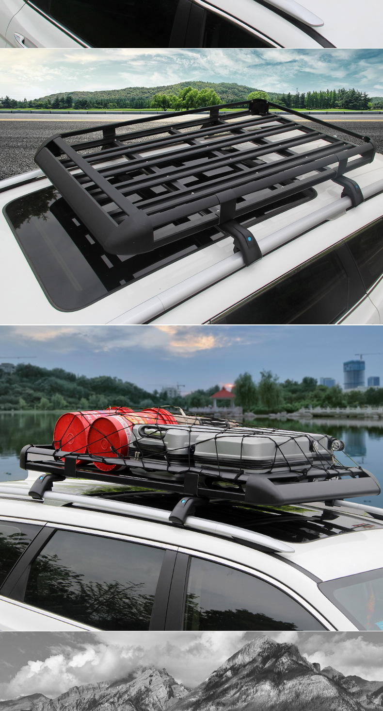 Car roof rack suv universal car travel frame rack special luggage frame basket roof rack modification only
