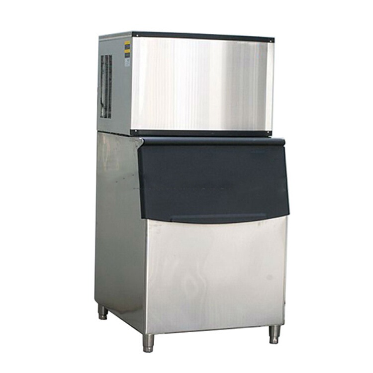 Ice Maker 110V Large Ice Machine 700 Pounds Ice Maker for Coffee Shops, Milk Tea Bars, Hotels