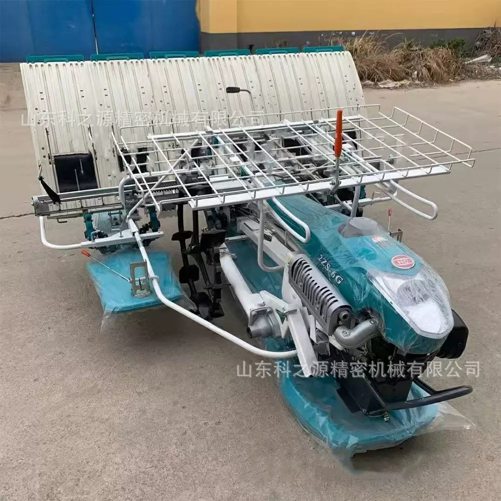 汽油动力水稻种植机 小型农用水稻种植设备 手扶步进式水稻插秧机