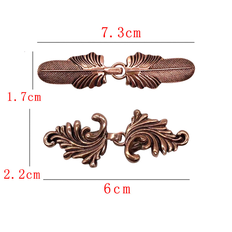 Retro Flower Alloy Plating Women's Sweater Clip 1 Set display picture 3