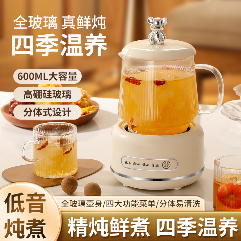 一人养生杯炖煮神器多功能小型煮茶器煮茶炉家用迷你小茶壶烧水壶|undefined