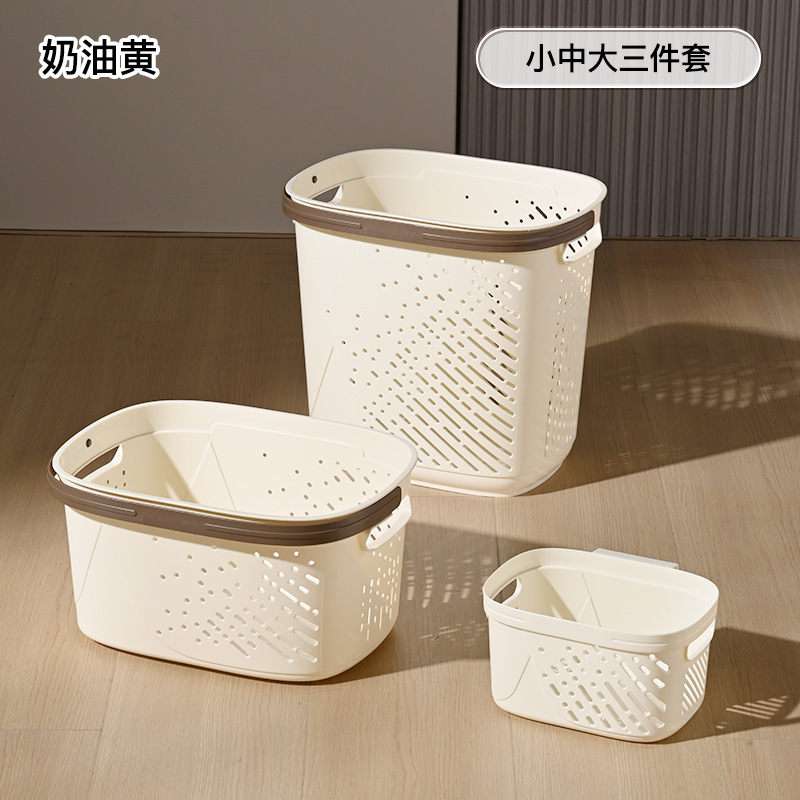 洗濯かご家庭用汚れた服収納かご洗濯かご浴室洗濯かごトイレに服の神器収納かごを置く|undefined