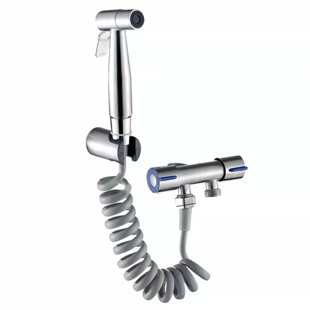 Juego de Pulverizador para Inodoro de Acero Inoxidable con Presión para Baño