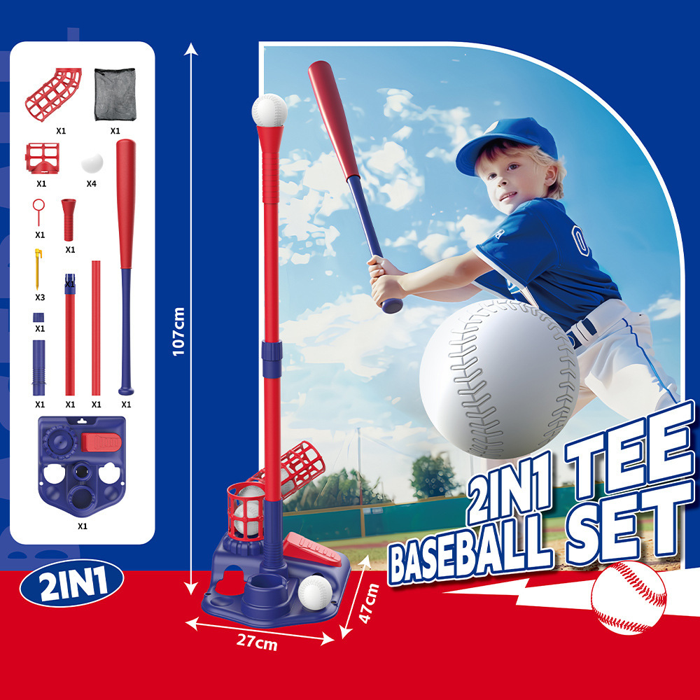 Lanzador automático de pelotas para entrenamiento de béisbol infantil transfronterizo, máquina de pelotas para deportes al aire libre, juguetes deportivos, equipo deportivo.