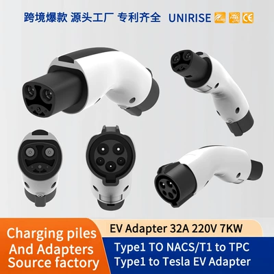 standard to national standard t1 – EV şarj adapterləri - meizhuan-32at1-to-teslanacs